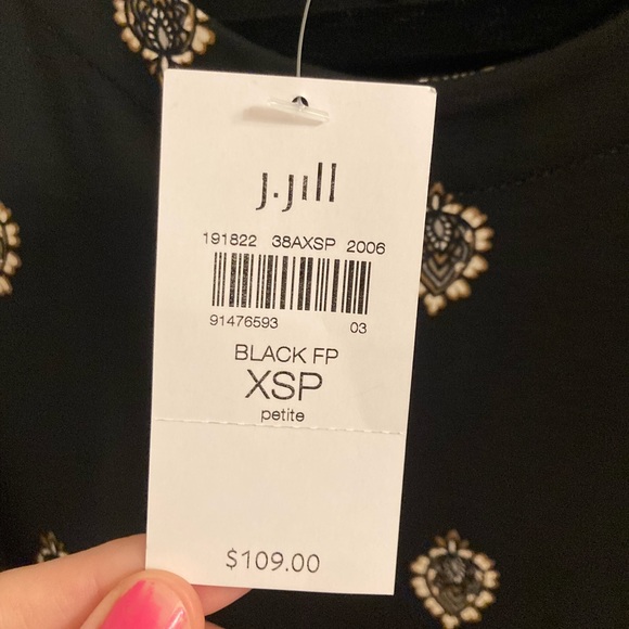 NWT J. Jill Wearever Collection Maxi Dress - XS Petite - Picture 5 of 5